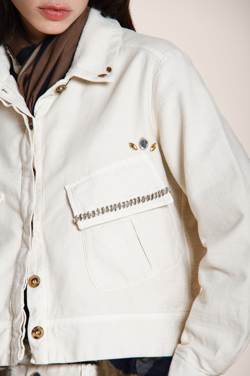 San Diego veste femme en coton flammé avec clous