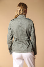 Eva women's field jacket in twill with studs