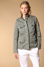 Eva women's field jacket in twill with studs