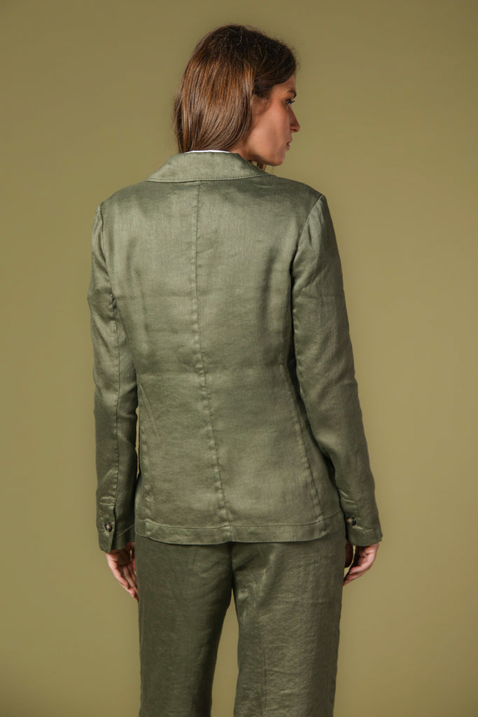 Image 4 of women's blazer, Helena model, in green by Mason's
