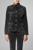 Karen giacca donna in velluto 1000 righe