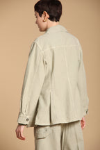 Santa Barbara chaqueta de mujer en algodón flameado 