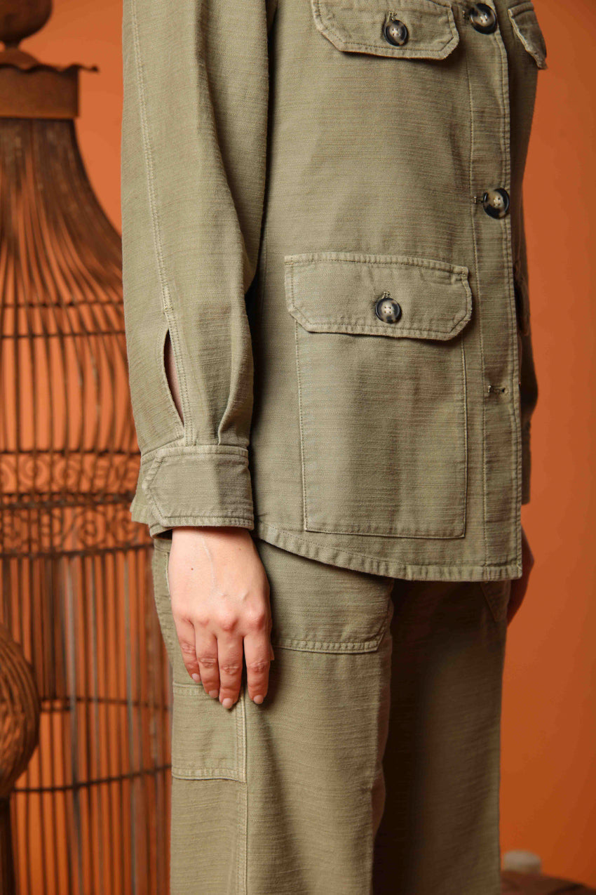 Santa Barbara women's jacket in slub cotton