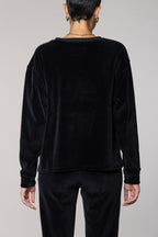 Beverly felpa donna in jersey ciniglia