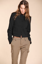 Foto 1 Lou Lou giacca cropped donna in jersey piquet