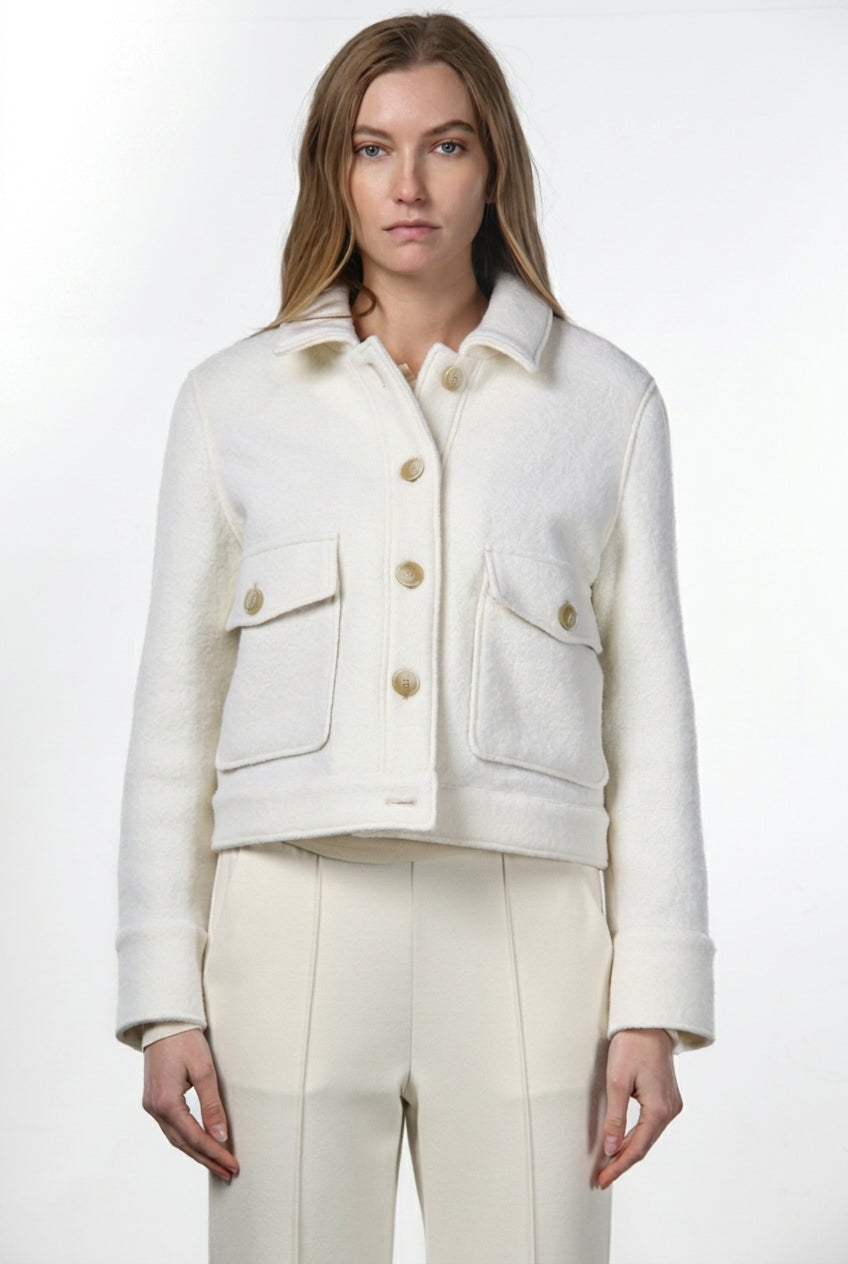 Odette giacca donna in lana bouclé