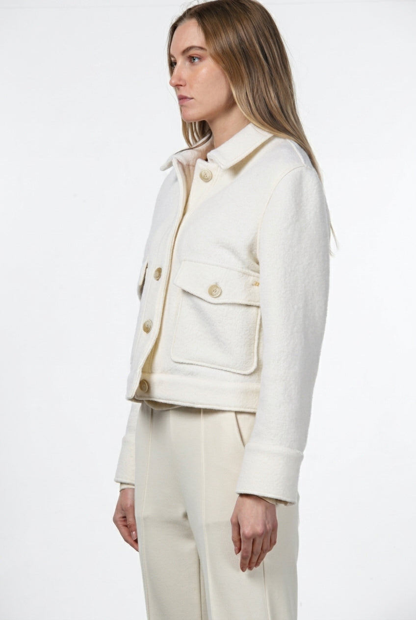 Odette giacca donna in lana bouclé