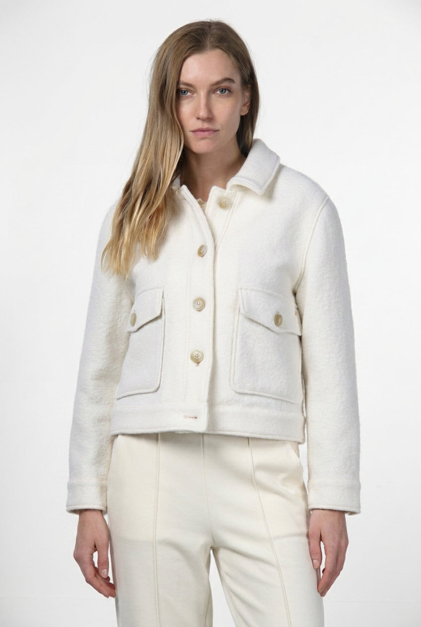 Odette giacca donna in lana bouclé
