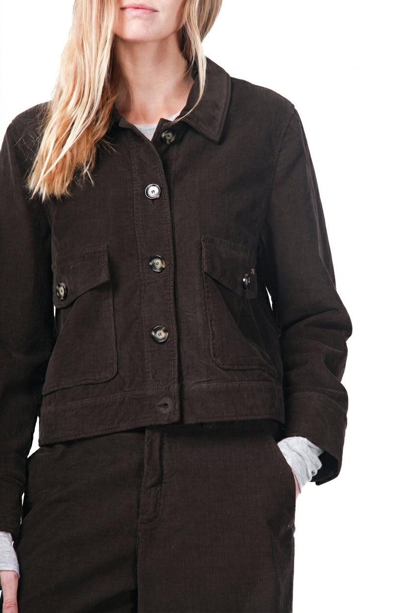 Odette giacca donna in velluto 500 righe