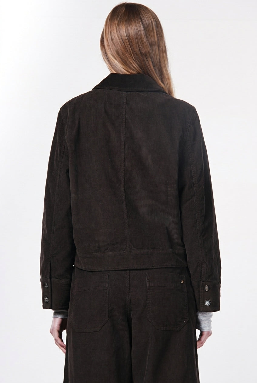 Odette giacca donna in velluto 500 righe