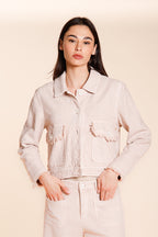 Odette women's jacket in basketweave