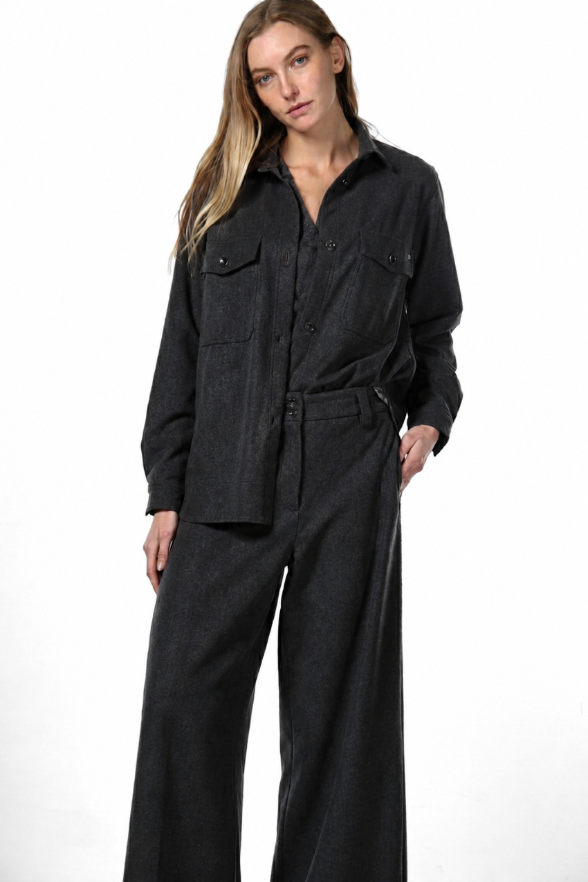 City Field women’s jacket in flannel jersey