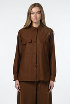 Chaqueta de mujer City Field en jersey franela