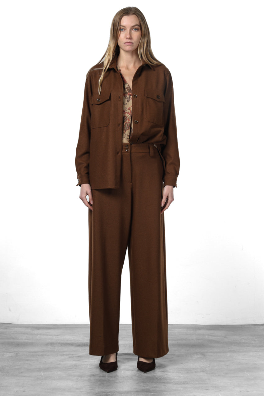 MASON'S⭐️メイソンズ ウール ケープ コート ブラウン サイズ40 FW25 Mason's Woman