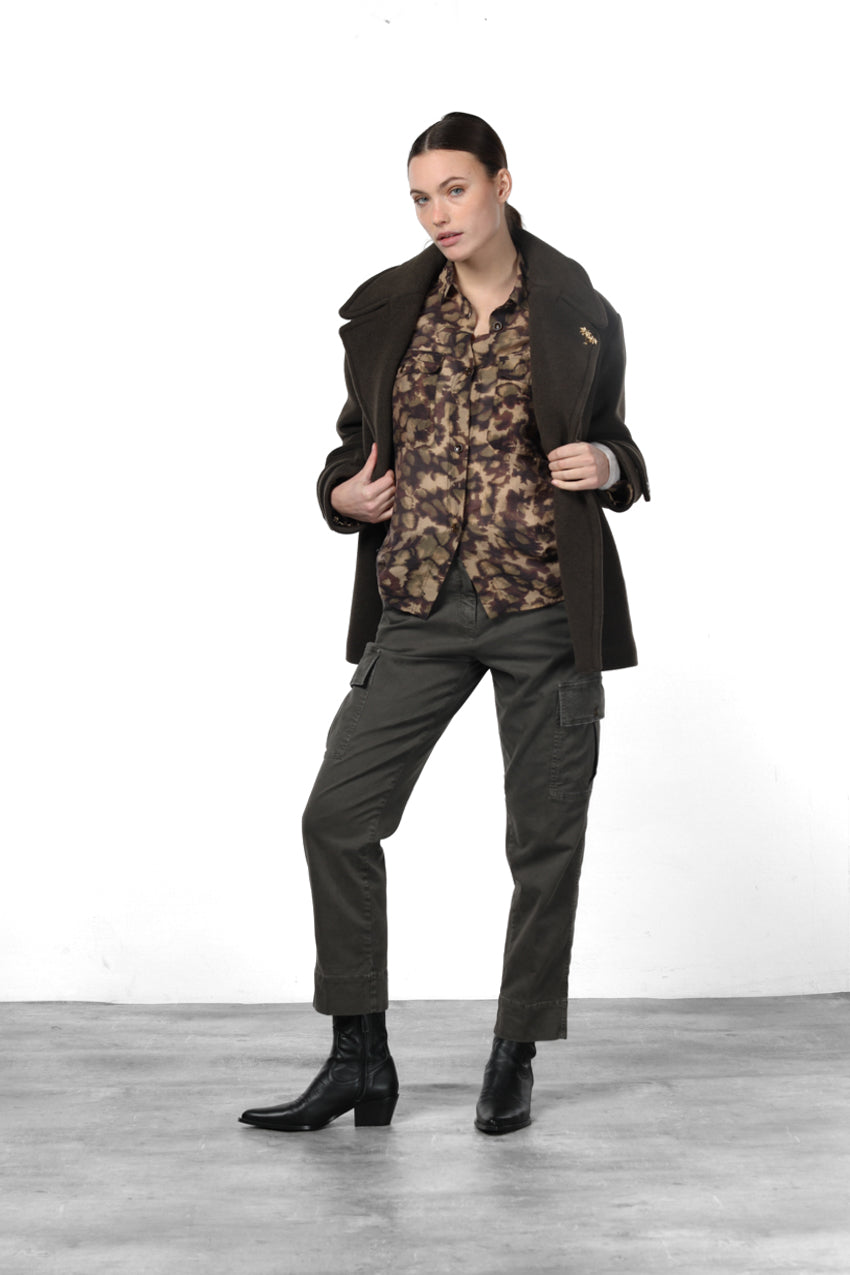 City Field women’s jacket in flannel jersey