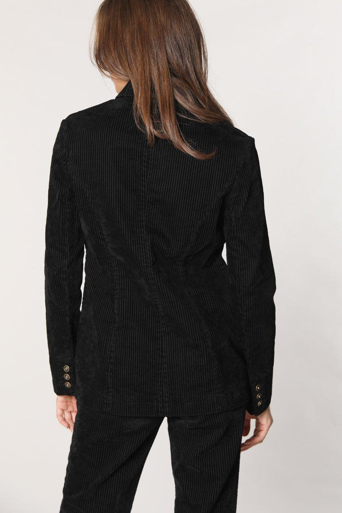 picture 4 of women's Theresa blazer in black velvet by Mason's 