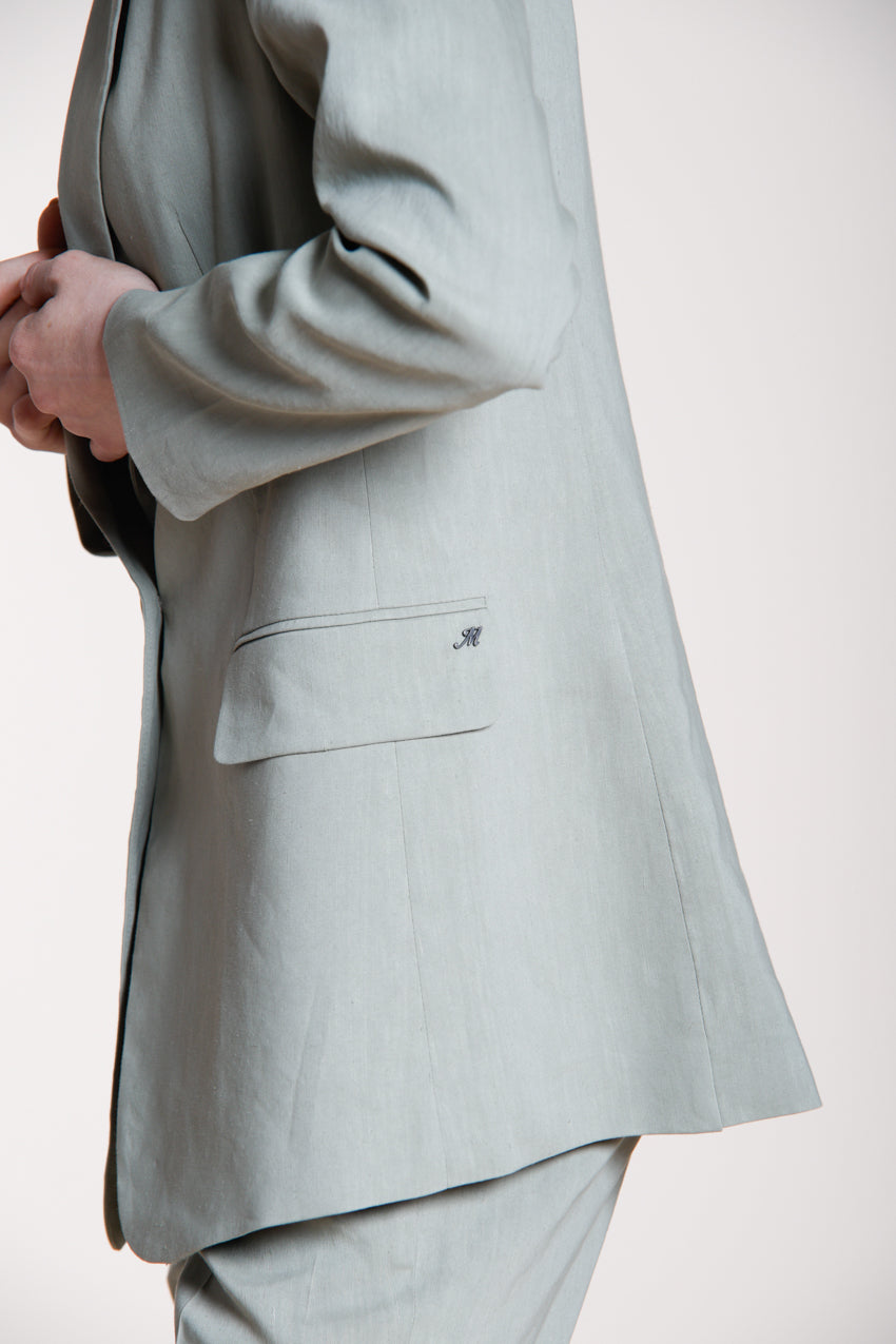 Irene blazer femme en toile mélange lin et viscose
