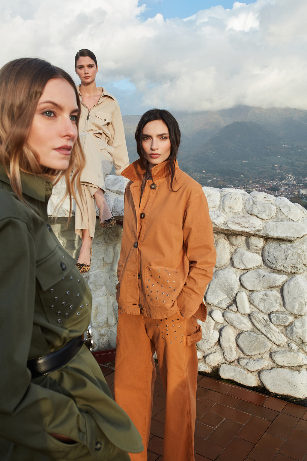 Irma giacca donna in panama fiammata