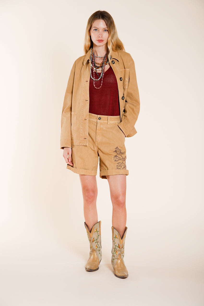 Irma Pockets chaqueta mujer en panamá flameado