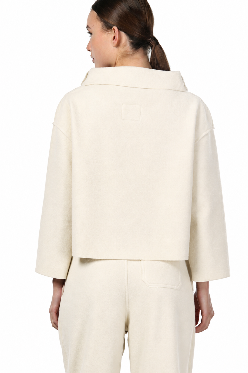 Nathi sudadera de mujer en paño de lana