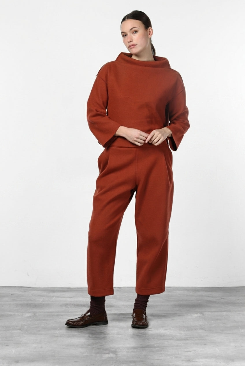 Nathi women’s sweatshirt in wool cloth