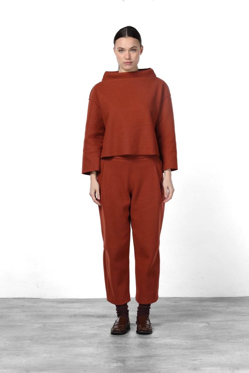 Nathi women’s sweatshirt in wool cloth