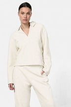 Simon women’s sweatshirt in wool cloth