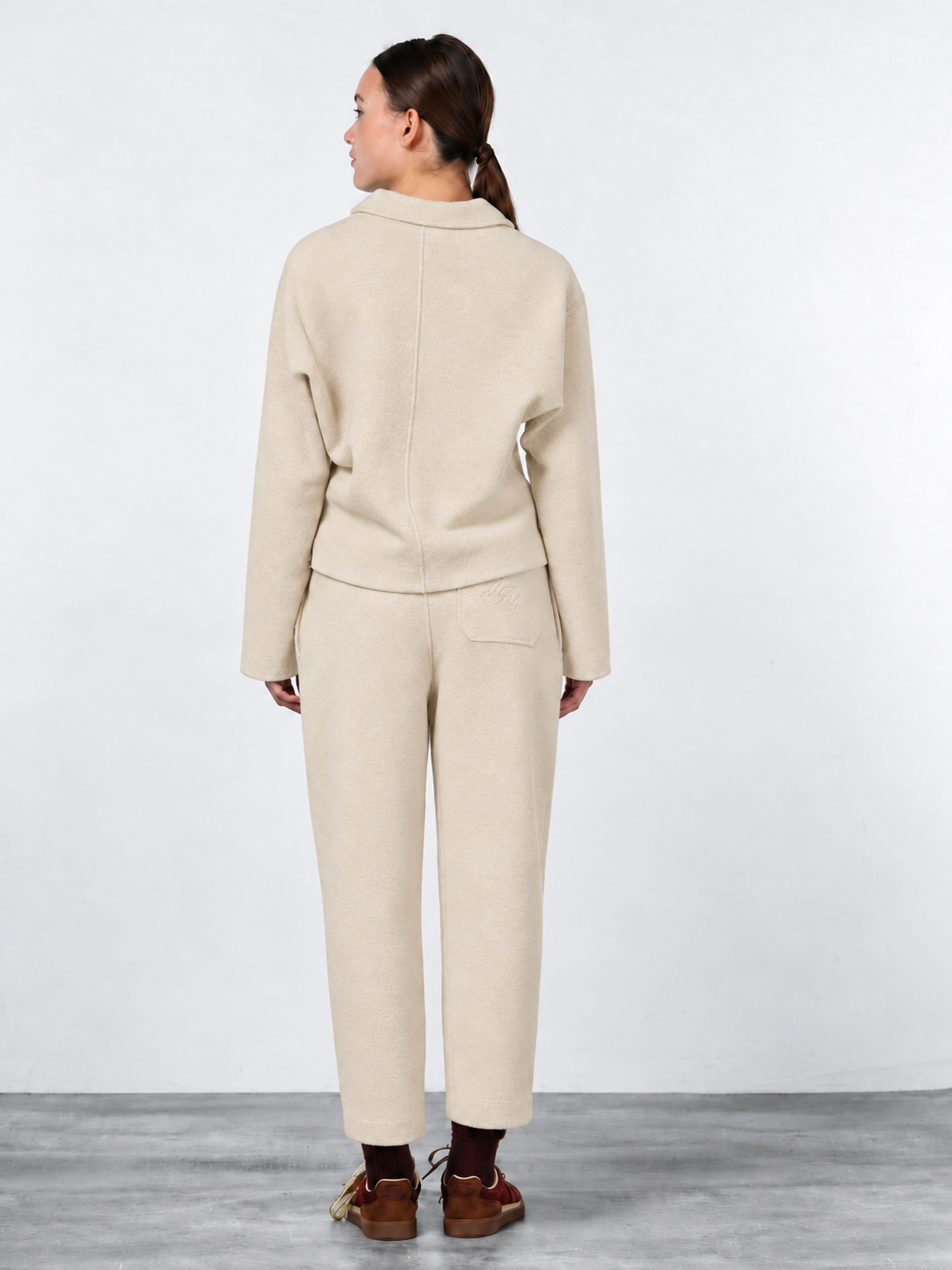 Simon women’s sweatshirt in wool cloth
