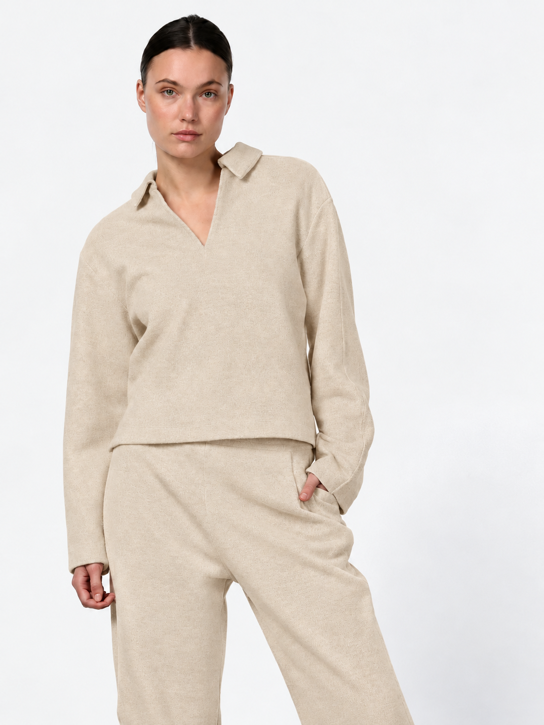 Simon women’s sweatshirt in wool cloth
