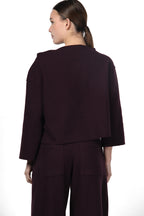 Ida women’s sweatshirt in wool cloth