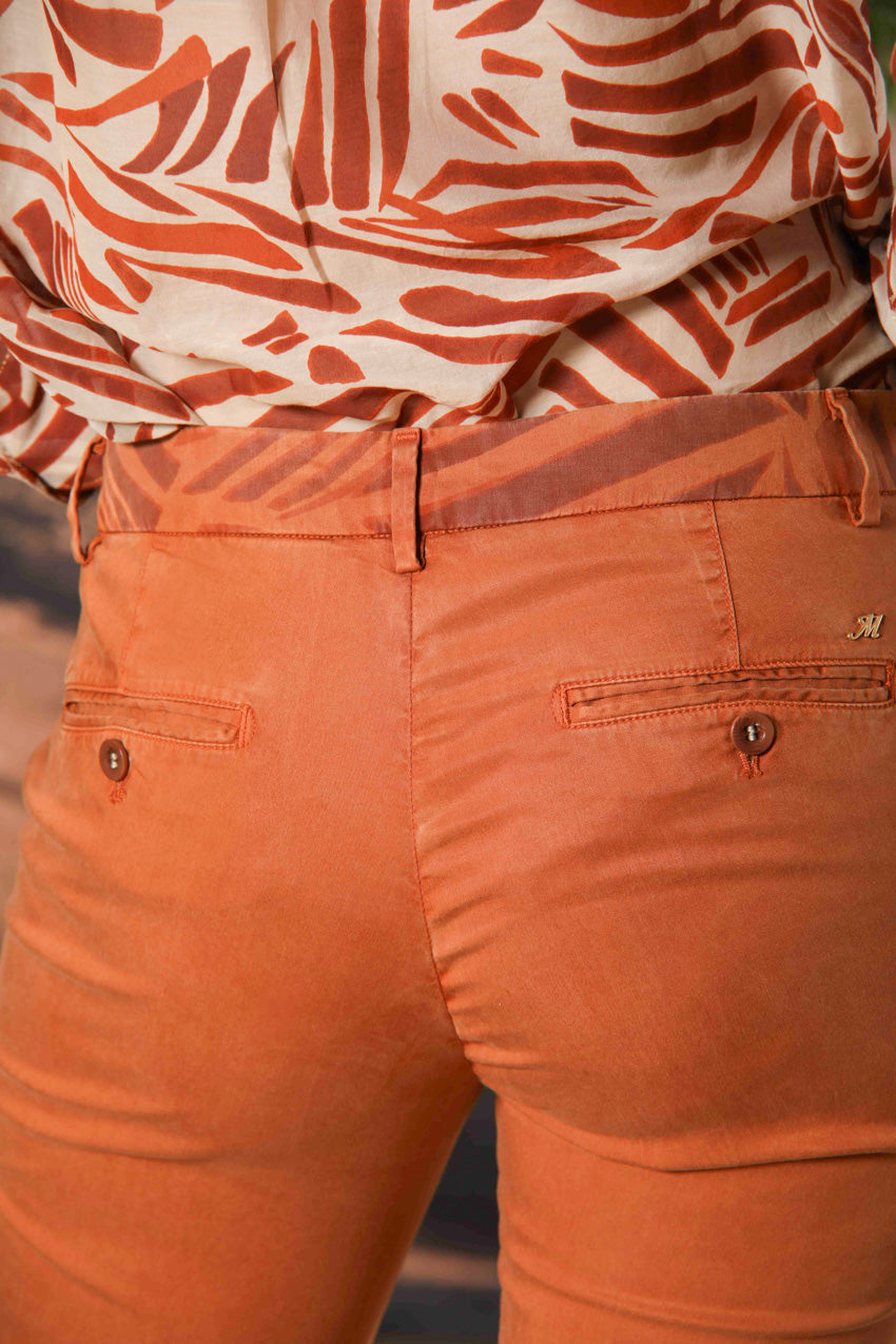 Jaqueline Capri pantalón chino de mujer en twill slim fit