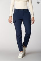 Chile City Damen-Cargohose aus technischem Jersey Slim Fit ①