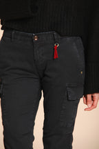 Chile City women’s cargo trousers in satin slim fit