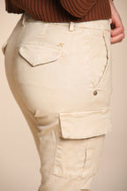 Chile City women’s cargo trousers in satin slim fit