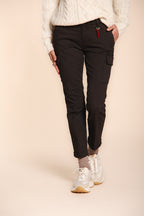 Chile City women’s cargo trousers in satin slim fit