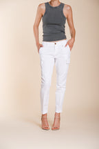 Chile City women's cargo pants in stretch gabardine slim fit