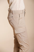 Chile City women's cargo pants in stretch gabardine slim fit