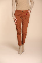 Foto 1 Chile City pantalone cargo donna in raso slim fit