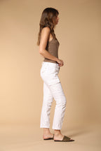 Chile City pantalón cargo mujer en gabaradina slim fit 