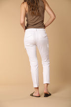 Chile City pantalón cargo mujer en gabaradina slim fit 