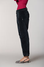 New York Carrot pantalon chino femme en velours carrot fit