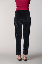 New York Carrot pantalon chino femme en velours carrot fit