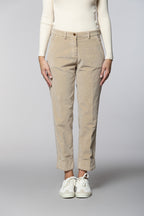 New York Carrot pantalon chino femme en velours carrot fit
