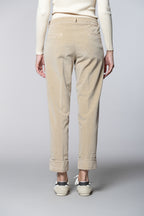 New York Carrot pantalon chino femme en velours carrot fit