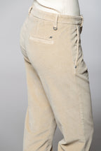 New York Carrot pantalon chino femme en velours carrot fit