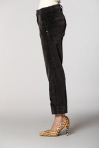 New York Carrot pantalon chino femme en velours carrot fit