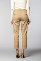New York Carrot pantalon chino femme en gabardine carrot fit