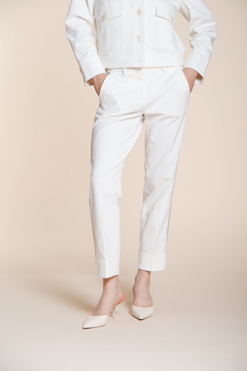 New York Carrot pantalon chino femme en jersey carrot fit