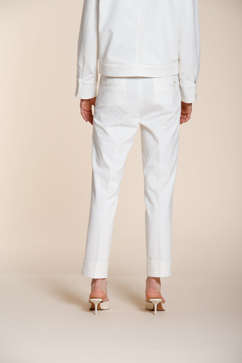 New York Carrot pantalon chino femme en jersey carrot fit