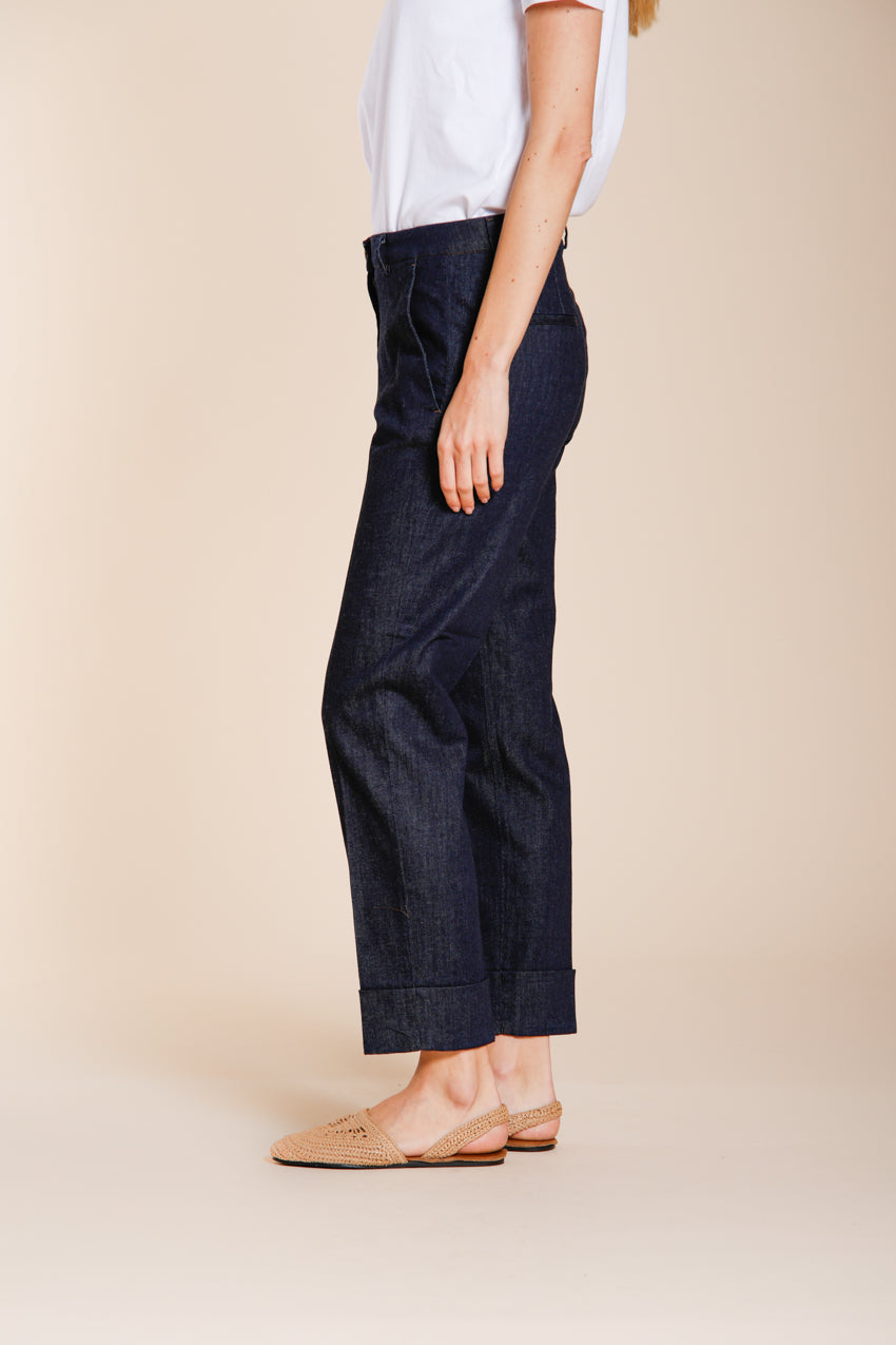 New York Carrot pantalon chino femme en denim carrot fit